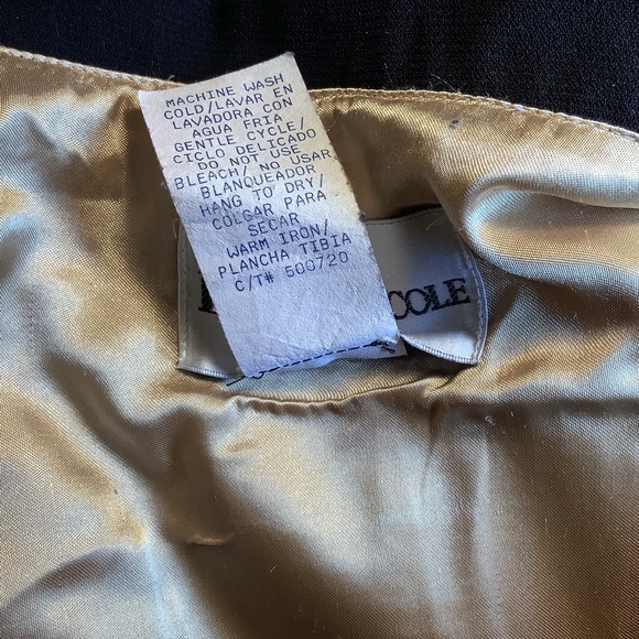 Vintage Danny & Nicole NY Women's Long Black Jacket and Dress XS - S 3 Button - Picture 11 of 16